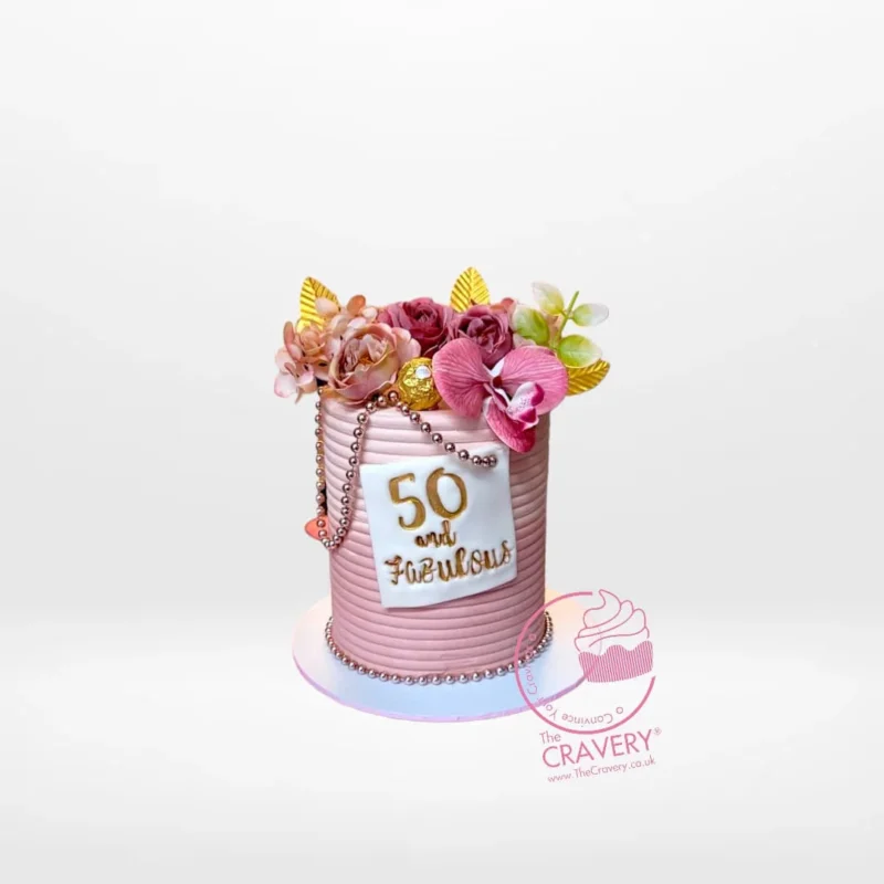 50th Birthday Cake Theme, Cravery’s cakes delivered Birmingham 50th Birthday Cake Theme from Cravery’s cakes delivered Birmingham