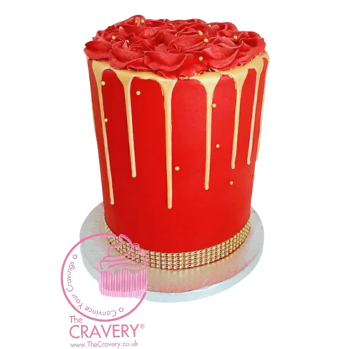 60th Wedding Anniversary Cake from Cravery’s cake shop Walsall