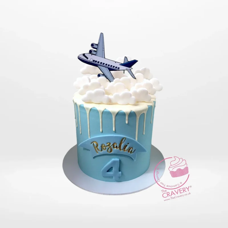 Airplane Cake, The Cravery Cake Shop Great Barr Airplane Cake by The Cravery – handcrafted aviation-themed cake available at our cake shop in Great Barr.