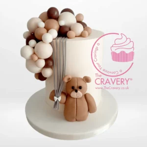 Baby Shower Cake With Baloons, Cravery’s cake shop Birmingham Baby Shower Cake With Baloons from Cravery’s cake shop Birmingham
