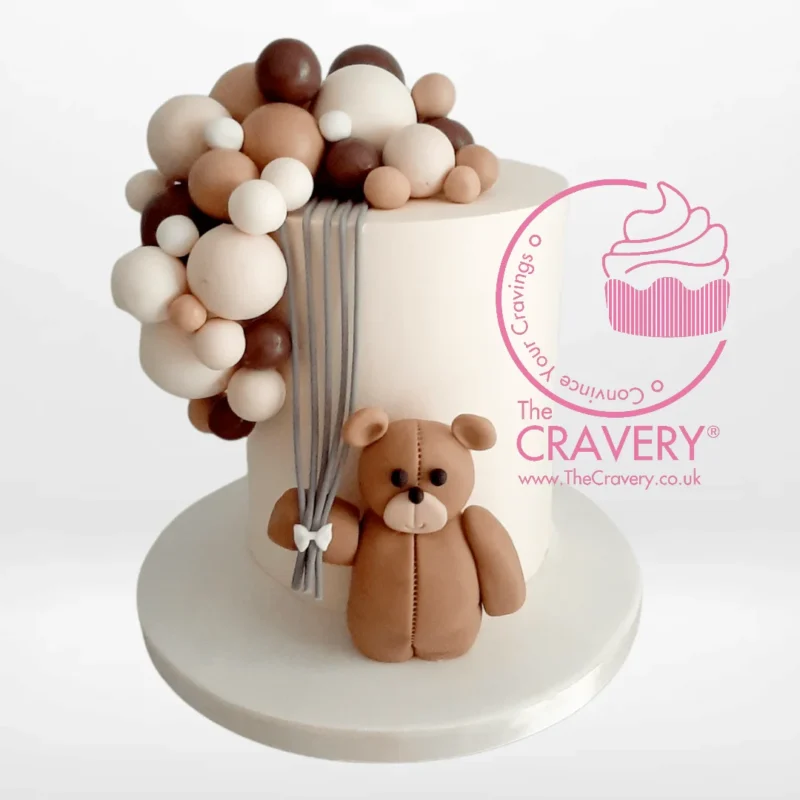 Baby Shower Cake With Baloons, Cravery’s cake shop Birmingham Baby Shower Cake With Baloons from Cravery’s cake shop Birmingham
