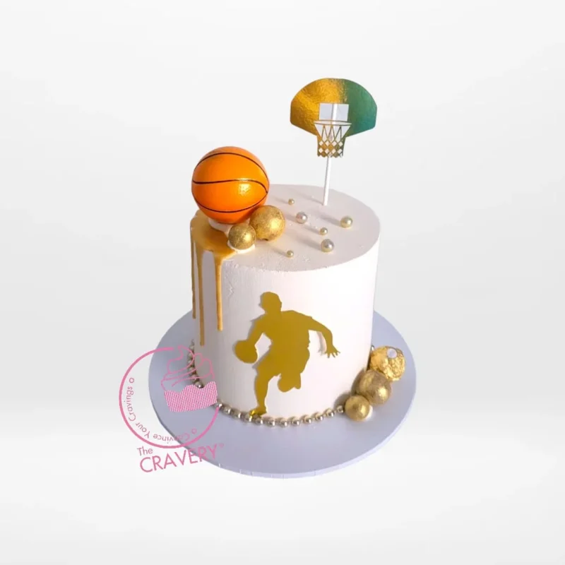 Basketball Cake, Birthday Cakes Delivered Birmingham Basketball Cake from Cravery’s birthday cakes delivered Birmingham