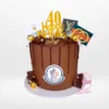 Birthday 40th Cake – A custom milestone cake with vibrant decorations, available at our cake shop Birmingham.