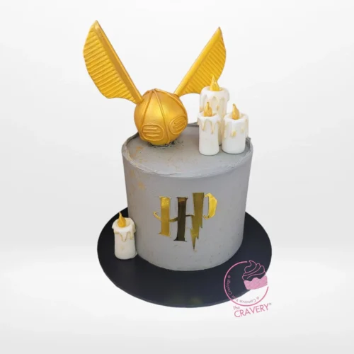 Birthday Cake from Harry Potter. A magical cake with wizarding symbols, perfect for celebrations in Birmingham.