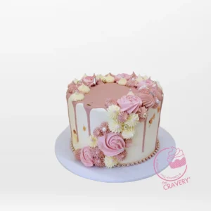 Birthday Rose Gold Cake, Cravery’s cake makers Solihull Birthday Rose Gold Cake from Cravery’s cake makers Solihull