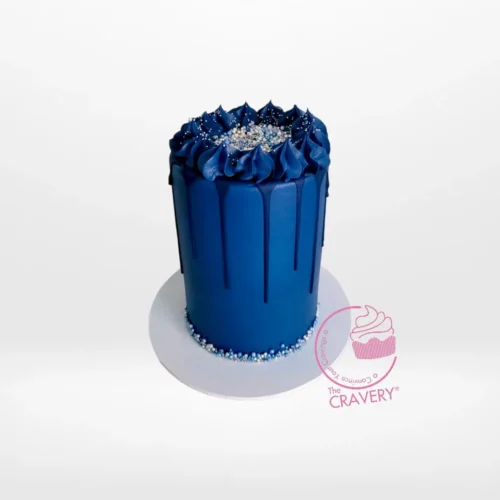Blue Blue Cake with ombre design, birthday cakes Redditch
