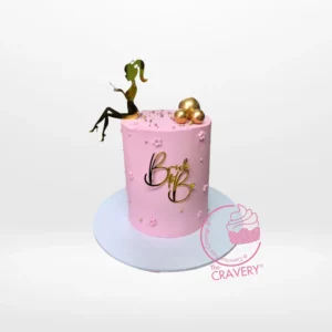 Bride to Be Cake by The Cravery, elegant pre-wedding cake handcrafted in Birmingham.