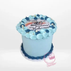 Cake Burn Away by The Cravery, creative burn-away reveal cake handcrafted at our cake shop in Kings Heath.