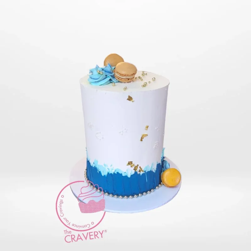 Cake Birthday Blue from Cravery’s birthday cakes delivered Birmingham