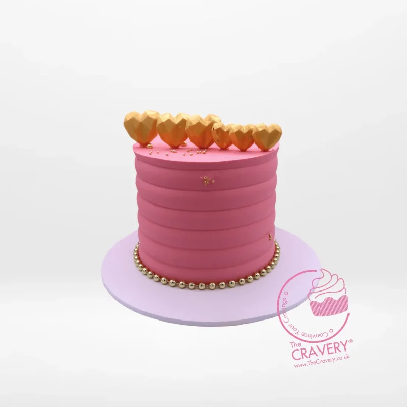 Order Cake Birthday Pink from Cravery's Cake Shop Birmingham for a memorable and elegant celebration. Cake Birthday Pink from Cravery's Cake Shop Birmingham, the perfect cake for a special occasion.