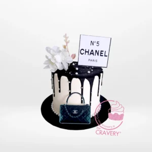 Cake Channel, The Cravery Cake Shop Northfield Cake Channel by The Cravery, elegant handcrafted celebration cake from our cake shop in Northfield.