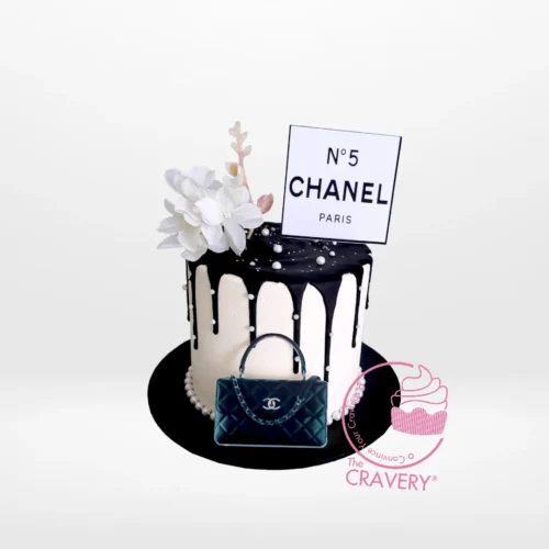 Cake Channel by The Cravery, elegant handcrafted celebration cake from our cake shop in Northfield.