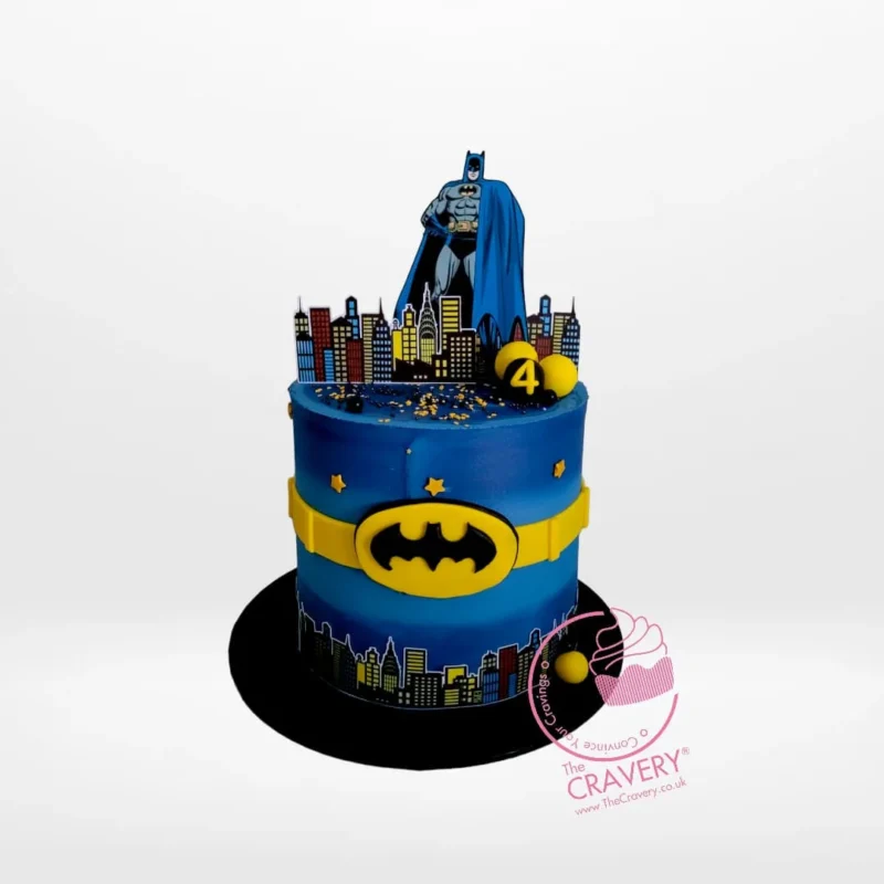 Cake of Batman from Cravery Cake Solihull – A deliciously heroic dessert for your event.