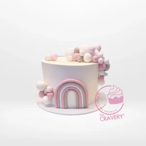 Cake with a Rainbow – Colorful birthday cake from cake Birmingham. Cake with a Rainbow – Custom rainbow cake available at cake Birmingham.
