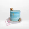 Cake with Blue from Cravery's cake Birmingham collections – A serene centerpiece for your special occasion.