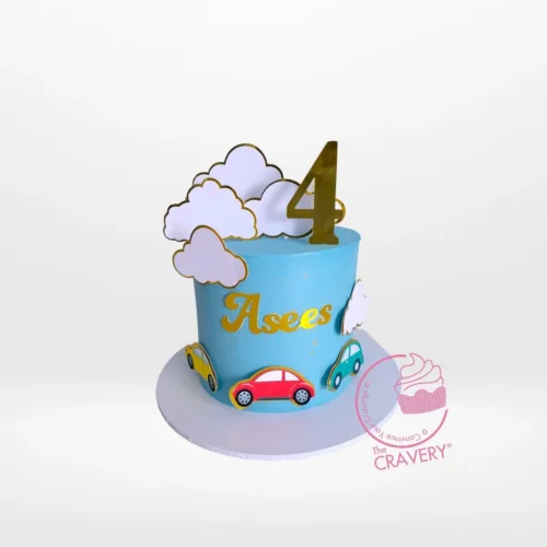 Car Car Cake by The Cravery, handcrafted automotive-themed cake, freshly made at our cake shop in Great Barr.