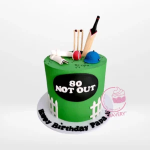 Order a Cricket Cake from Cravery cake Solihull for a winning celebration. Cricket Cake from Cravery cake Solihull – A cricket-themed cake for your celebration.