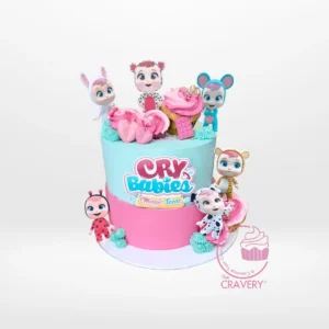 Order a Cry Babies Cake from cakes delivered birmingham for a joyful celebration. Cry Babies Cake from cakes delivered birmingham – A vibrant and adorable celebration cake.