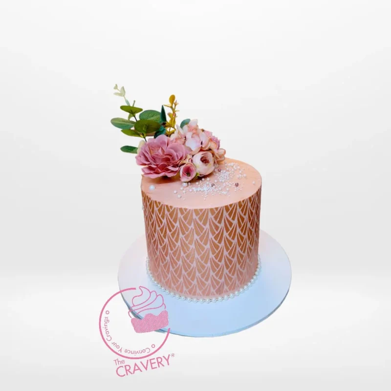 Order an Elegant Rose Gold Birthday Cake from cake makers Birmingham for a memorable birthday celebration. Elegant Rose Gold Birthday Cake from cake makers Birmingham – A visually stunning celebration centerpiece.