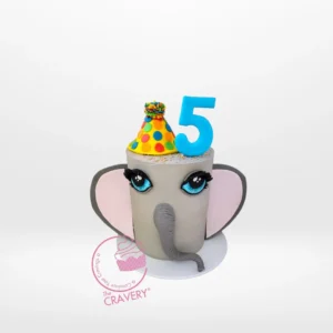 Elephant Cake – Custom elephant-themed cake for celebrations in Solihull. Elephant Cake – A whimsical elephant-themed cake, perfect for baby showers and birthdays in Solihull.