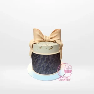 Fendi Cake – Luxury fashion-inspired cake for celebrations in Birmingham. Fendi Cake – A luxury cake adorned with Fendi-inspired details, perfect for upscale celebrations in Birmingham.