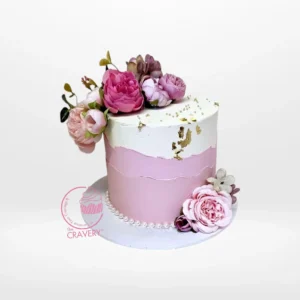 Floral Birthday Cake from Cravery Cake Birmingham