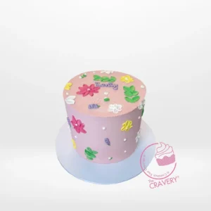 Order a Flower Birthday Cake from cake makers Birmingham to make your special day even more memorable. Flower Birthday Cake from cake makers Birmingham – A delightful dessert adorned with edible flowers.