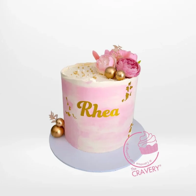 Order a Flower Pink Cake from Cravery's birthday cakes Birmingham services for an unforgettable celebration. Flower Pink Cake from Cravery's birthday cakes Birmingham services – A beautiful floral centerpiece for your celebration.