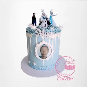 Frozen Frozen Cake, The Cravery Cake Shop Smethwick Frozen Frozen Cake by The Cravery, handcrafted Disney Frozen-themed cake from our cake shop in Smethwick.