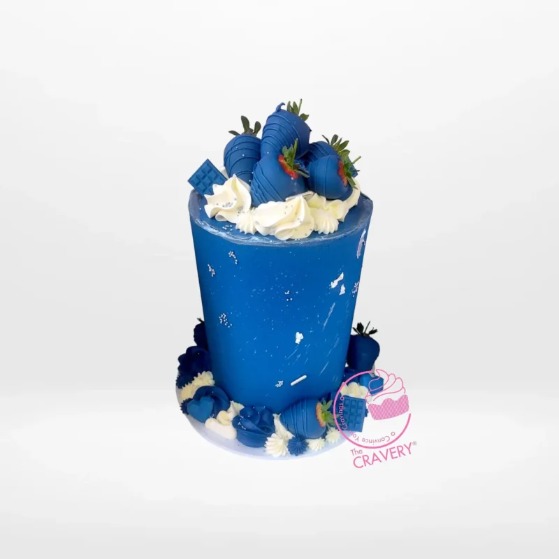 Galaxy Cake from Cravery’s birthday cake delivery Birmingham