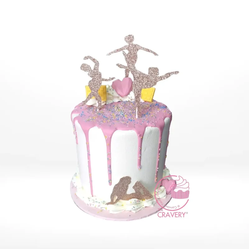 Gymnastic Cake – Gymnastics-themed cake for birthdays in Birmingham. Gymnastic Cake – A vibrant and dynamic cake featuring gymnastics-themed decorations for celebrations in Birmingham.