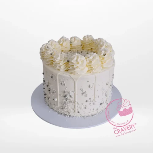 Birth Day Cake by The Cravery, handcrafted celebration cake available from our cake shop in Shirley.