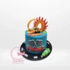 Hot Wheels Birthday Cake by The Cravery, handcrafted racing-themed cake available for birthday cake delivery in Birmingham.