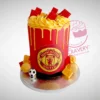Man United Cake from Cravery’s cake artist Solihull