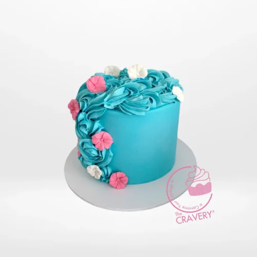 Elegant minimalist cake by The Cravery in Birmingham featuring clean lines and a modern design.