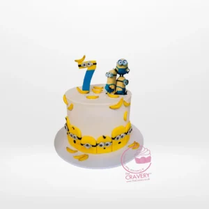Minions Cake, The Cravery Cake Walsall Minions Cake by The Cravery, handcrafted children’s birthday cake available across Walsall.