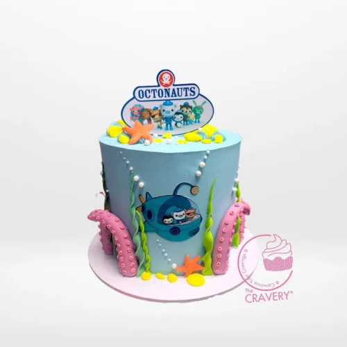 Octonauts Birthday Cake – A vibrant and oceanic-themed cake for kids, perfect for celebrations in Solihull.