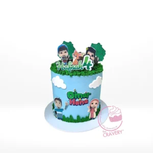Omar and Hana Cake | Birthday Cakes Birmingham Omar and Hana Cake, birthday cakes Birmingham
