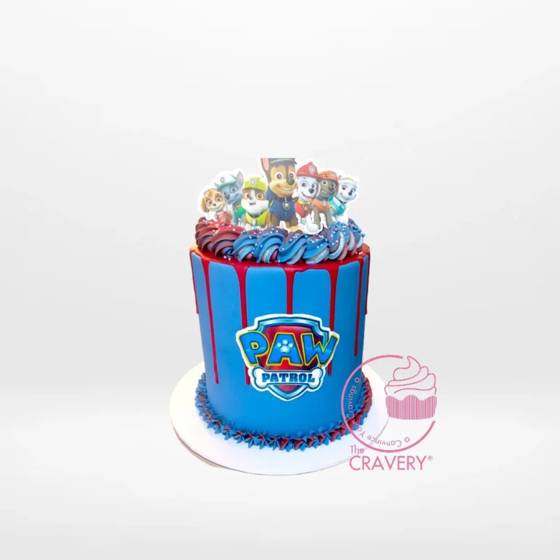 Paw Patrol Cake, The Cravery Cake Birmingham Paw Patrol Cake by The Cravery, handcrafted children’s cake inspired by Paw Patrol, available in Birmingham.