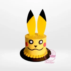 Pikachu Birthday Cake from Cravery Cake Shop Birmingham City Centre. A playful and vibrant cake for Pokémon lovers. Pikachu Birthday Cake from Cravery Cake Shop Birmingham City Centre. A fun and vibrant cake featuring the iconic Pokémon character.