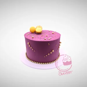 The Cravery's Purple Cake – A rich, regal creation from Cravery's birthday cakes Solihull collections.