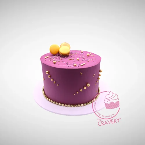 The Cravery's Purple Cake – A rich, regal creation from Cravery's birthday cakes Solihull collections.