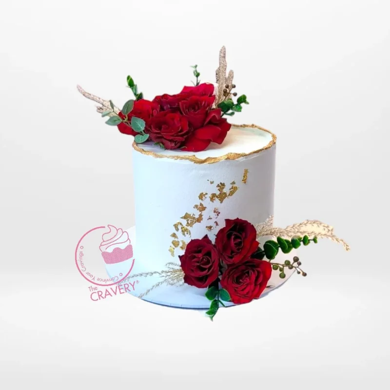 Order a Roses Cake from cake shop solihull to elevate your special occasion. Roses Cake from cake shop solihull – A beautiful cake adorned with intricate non-edible roses.