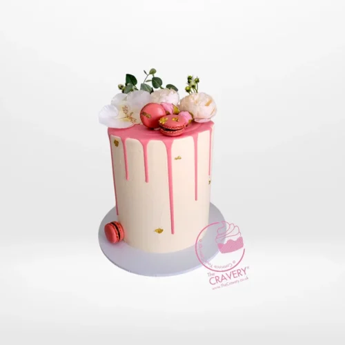 Simple Pink Drip Cake from Cake Shop Soho Road Birmingham