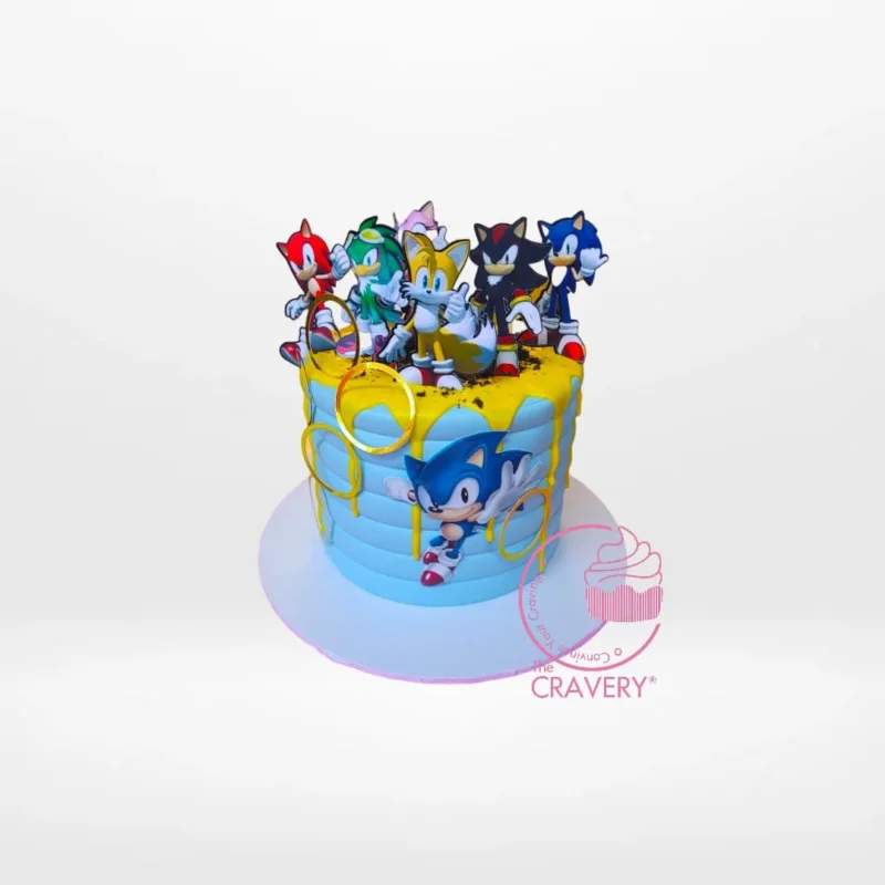 Sonic Sonic Cake – Speedy and fun Sonic-themed cake for celebrations in Birmingham. Sonic Sonic Cake – A fun and dynamic Sonic-themed cake, perfect for celebrations in Birmingham.