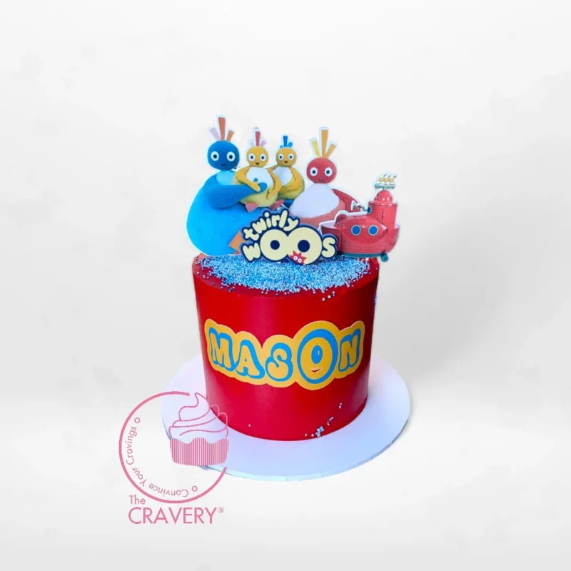 Order a Twirlywoos Cake from Cravery cake Birmingham for a delightful and memorable celebration. Twirlywoos Cake from Cravery cake Birmingham – A fun and colorful celebration treat.