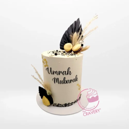 Umrah Cake from Cravery the best cake shop Birmingham – A heartfelt, traditional cake for your pilgrimage.