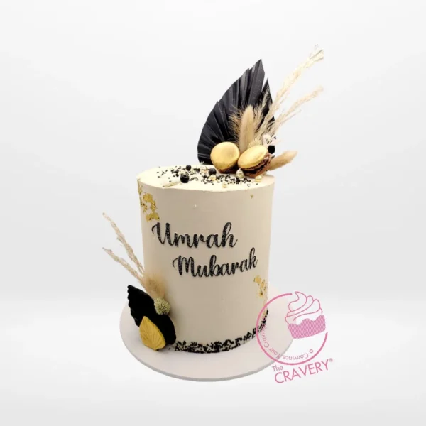 Umrah Cake from Cravery the best cake shop Birmingham – A heartfelt, traditional cake for your pilgrimage.