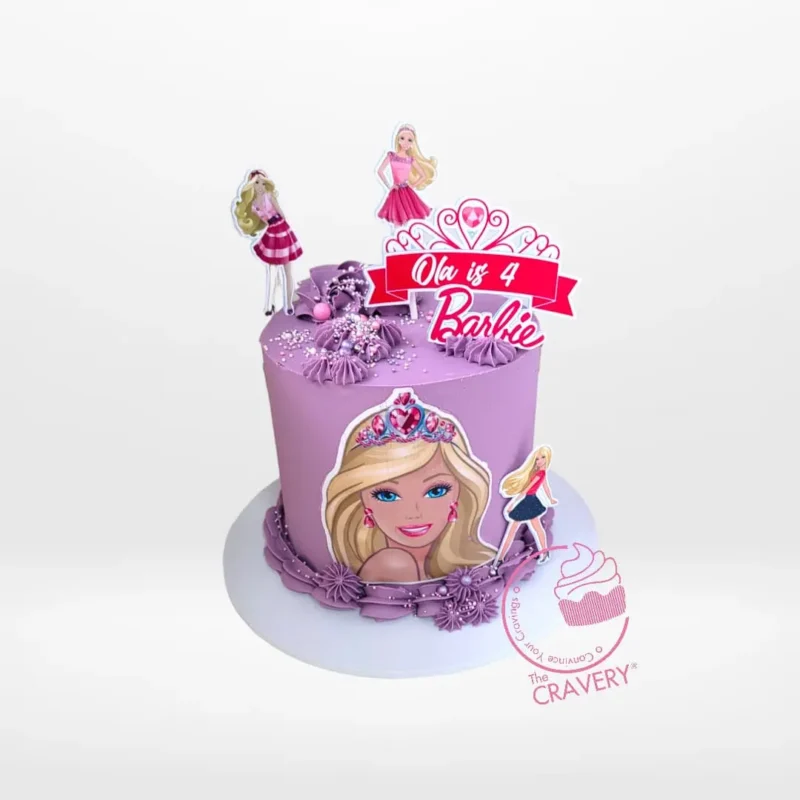 Barbie Cake Barbie Cake – A magical Barbie-themed cake, perfect for celebrations in Birmingham.