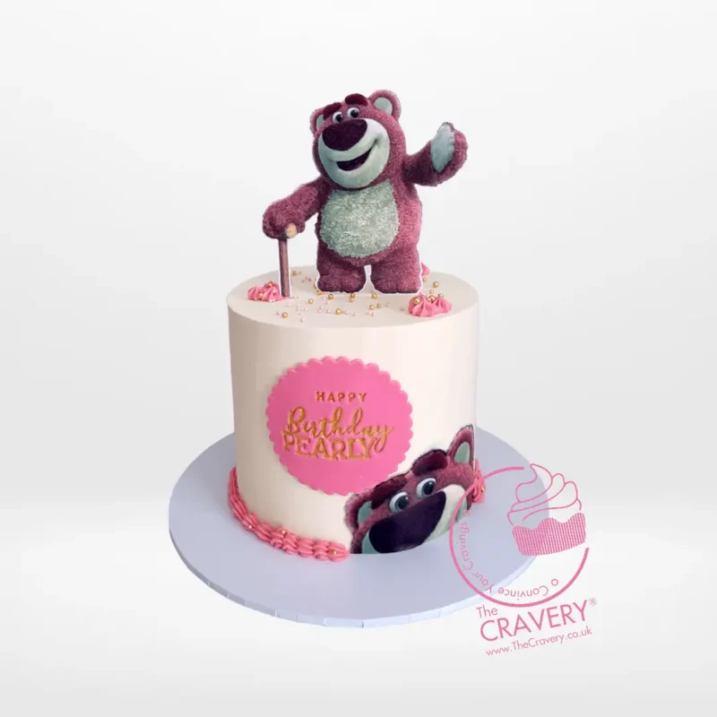 Bear Cake – Custom bear-themed cake for celebrations in Birmingham. Bear Cake – A charming bear-themed cake, perfect for celebrations in Birmingham, with edible and non-edible decorations.